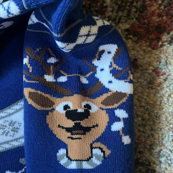 NWT Indianapolis Colts Christmas themed socks - Picture 4 of 4